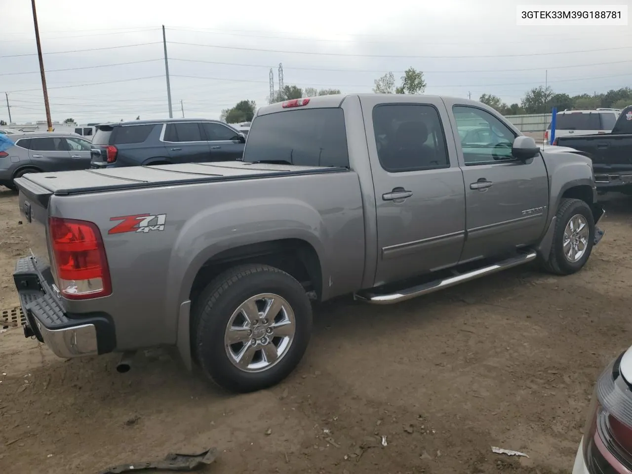 2009 GMC Sierra K1500 Slt VIN: 3GTEK33M39G188781 Lot: 72158144