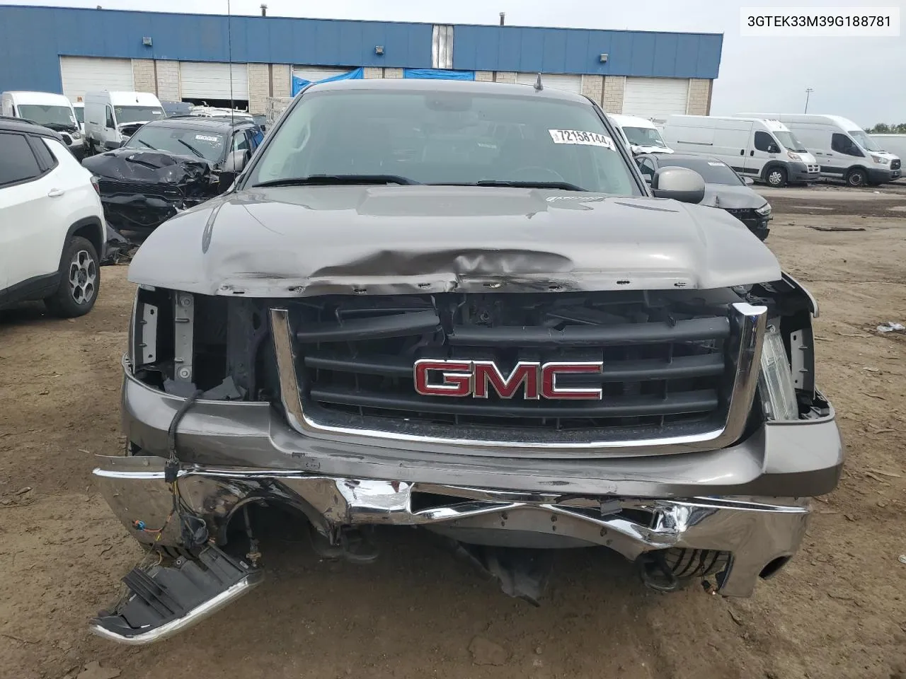 2009 GMC Sierra K1500 Slt VIN: 3GTEK33M39G188781 Lot: 72158144