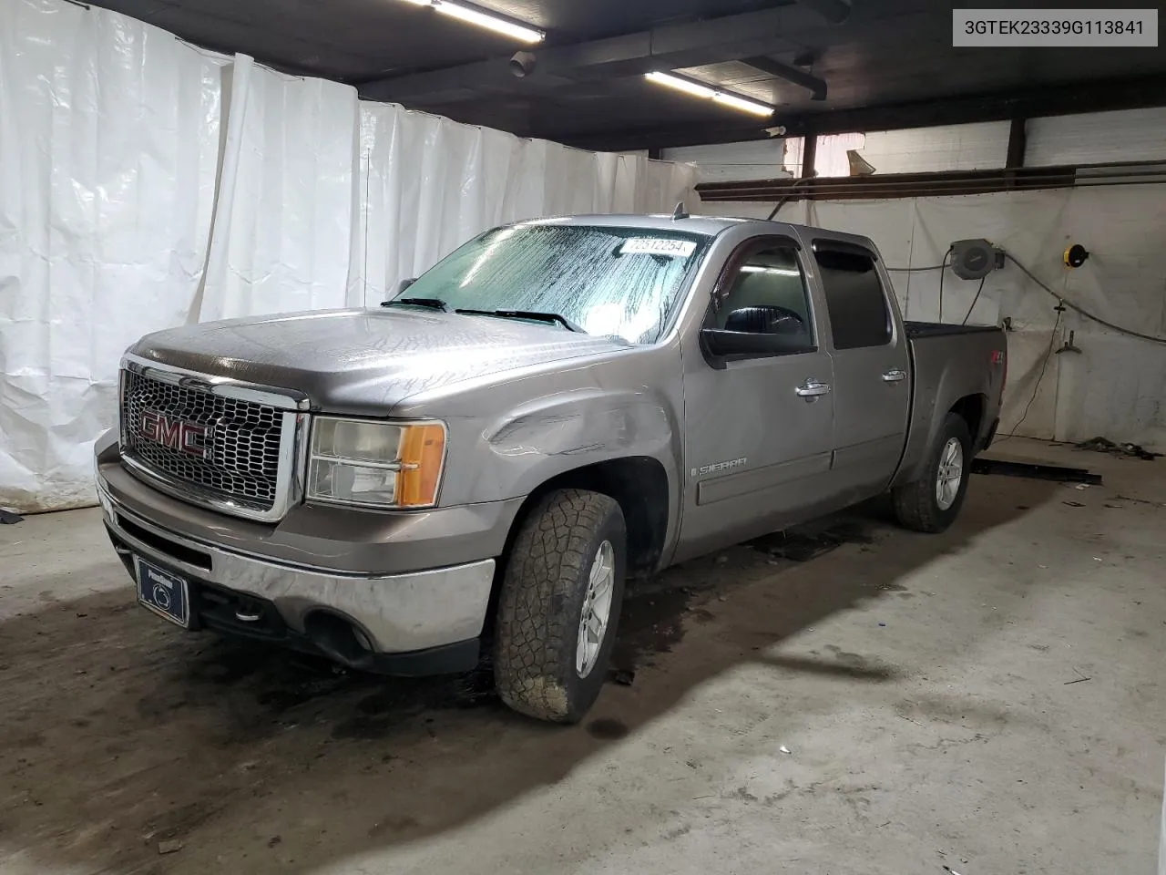 2009 GMC Sierra K1500 Sle VIN: 3GTEK23339G113841 Lot: 72512254