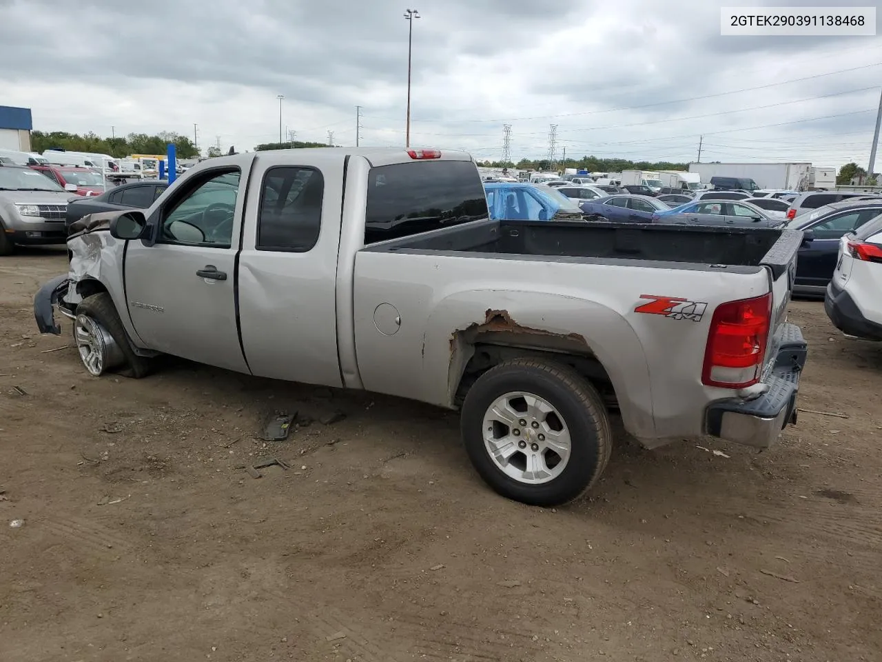 2009 GMC Sierra K1500 Sle VIN: 2GTEK290391138468 Lot: 72578824