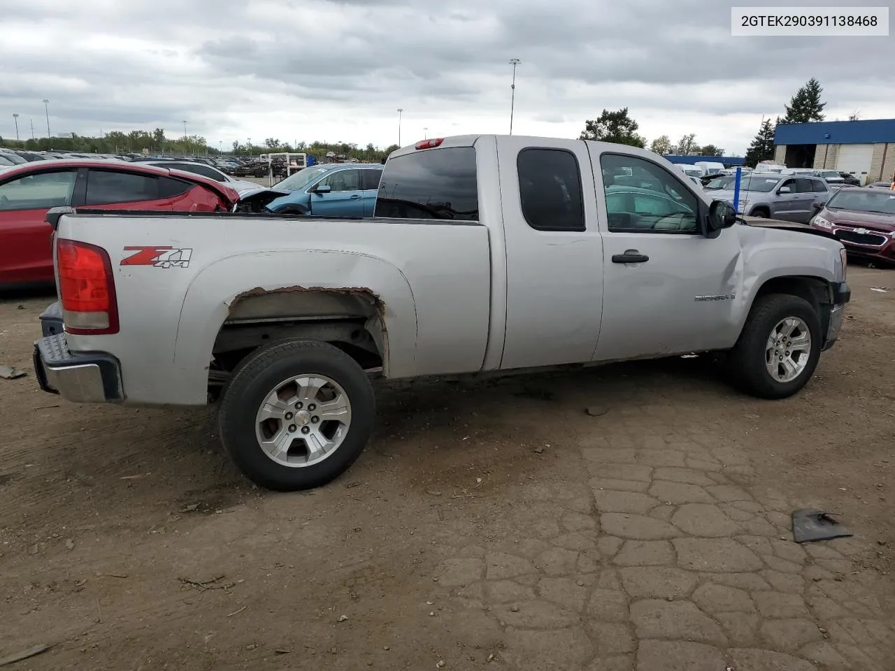 2GTEK290391138468 2009 GMC Sierra K1500 Sle