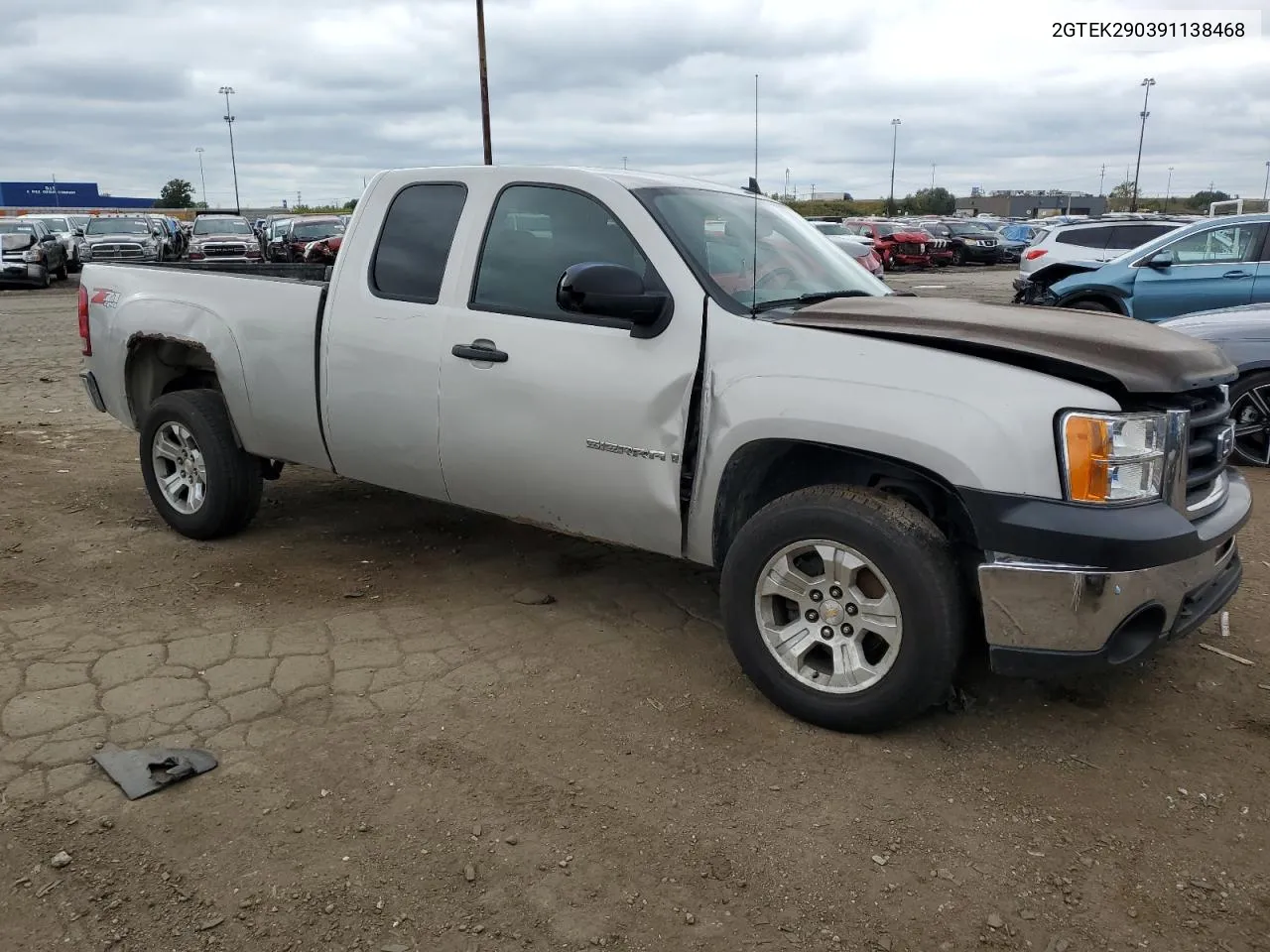 2009 GMC Sierra K1500 Sle VIN: 2GTEK290391138468 Lot: 72578824