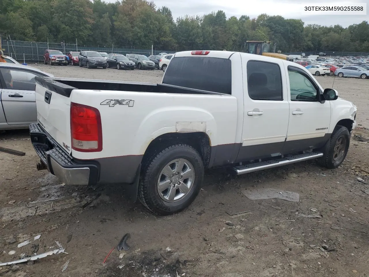 2009 GMC Sierra K1500 Slt VIN: 3GTEK33M59G255588 Lot: 72605244