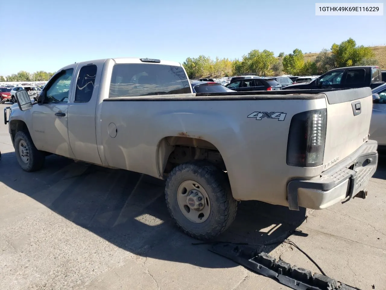 2009 GMC Sierra K2500 Heavy Duty VIN: 1GTHK49K69E116229 Lot: 73955694