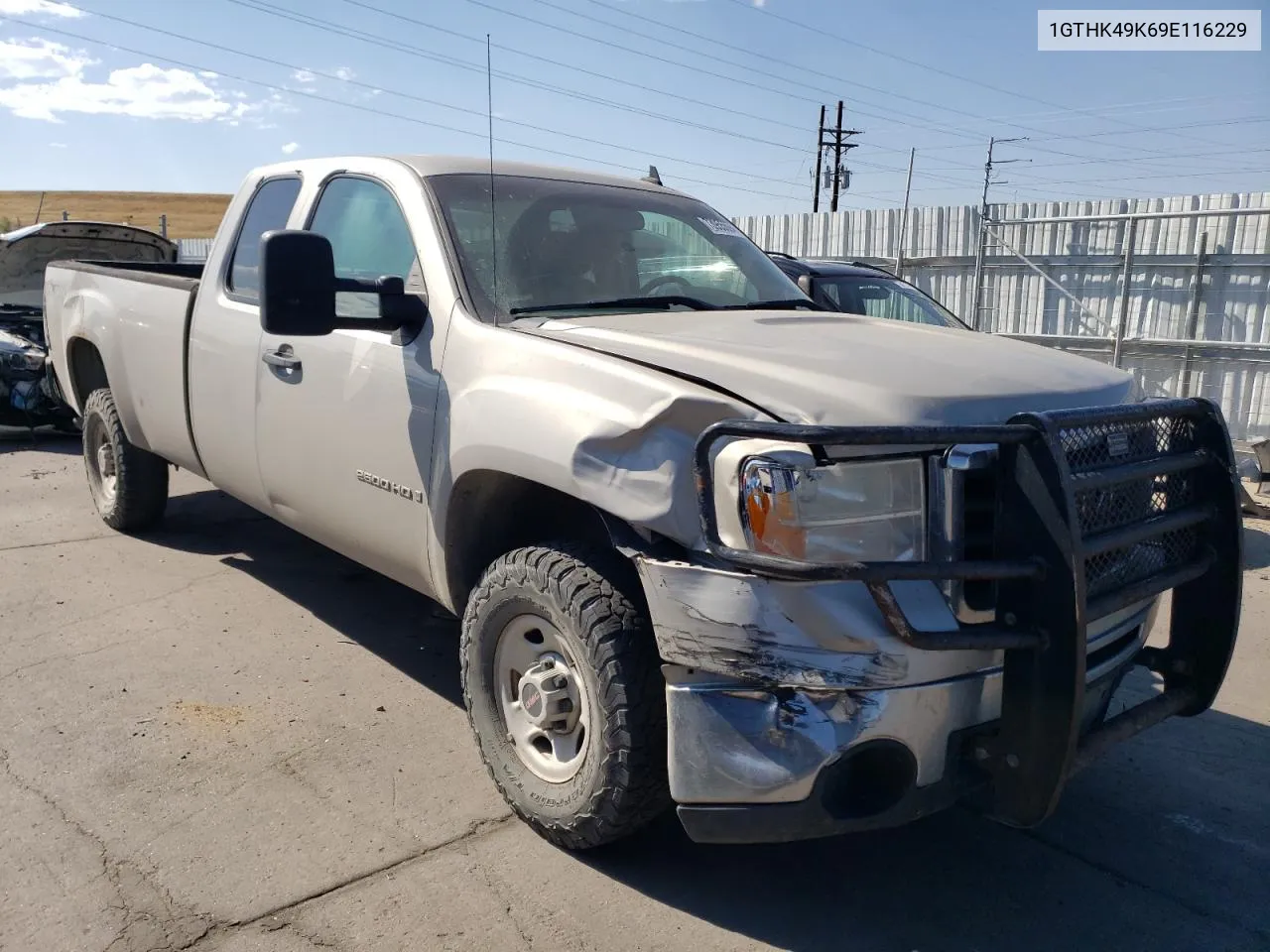 2009 GMC Sierra K2500 Heavy Duty VIN: 1GTHK49K69E116229 Lot: 73955694