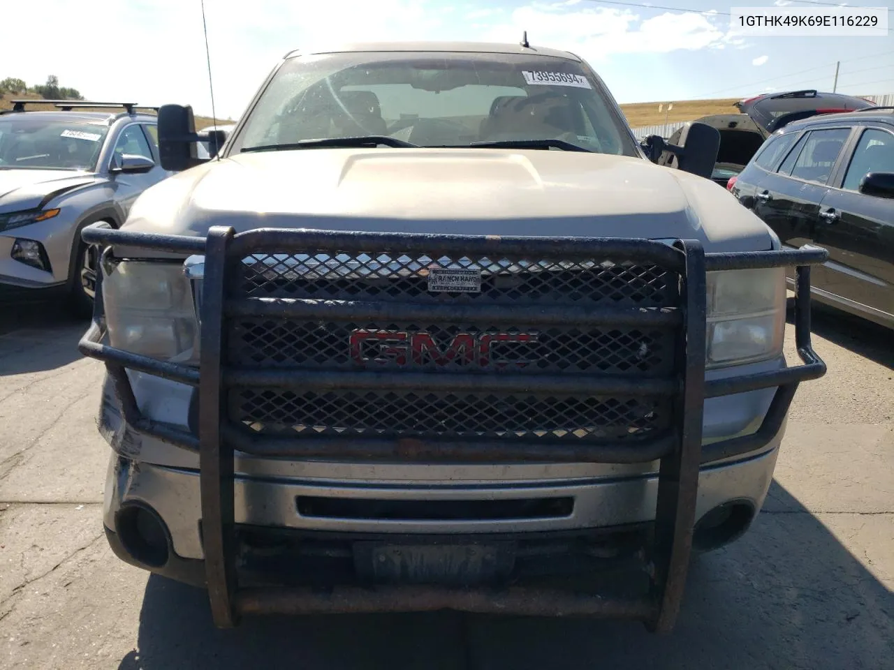 2009 GMC Sierra K2500 Heavy Duty VIN: 1GTHK49K69E116229 Lot: 73955694