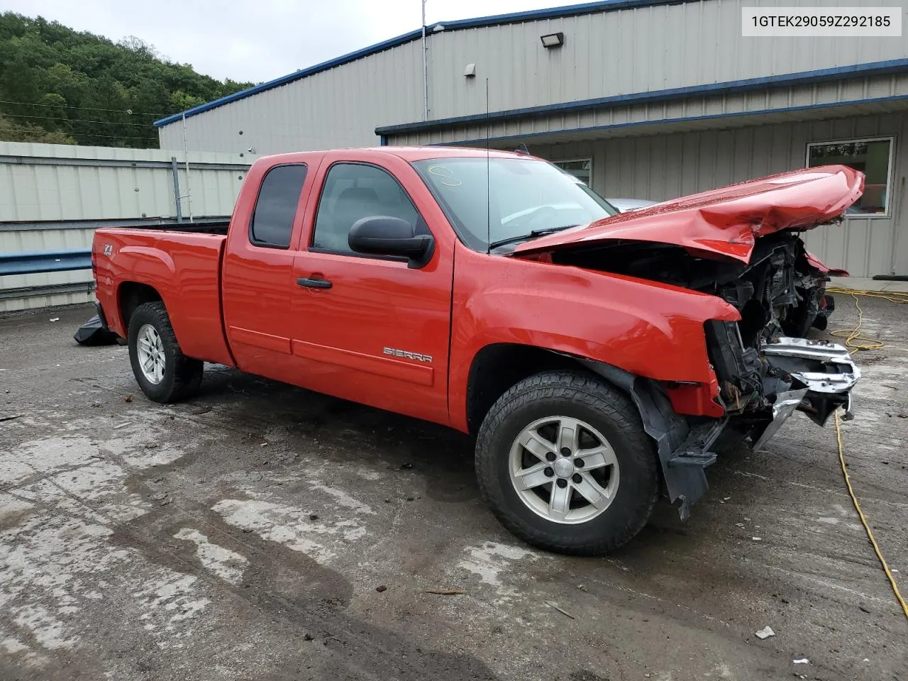 1GTEK29059Z292185 2009 GMC Sierra K1500 Sle