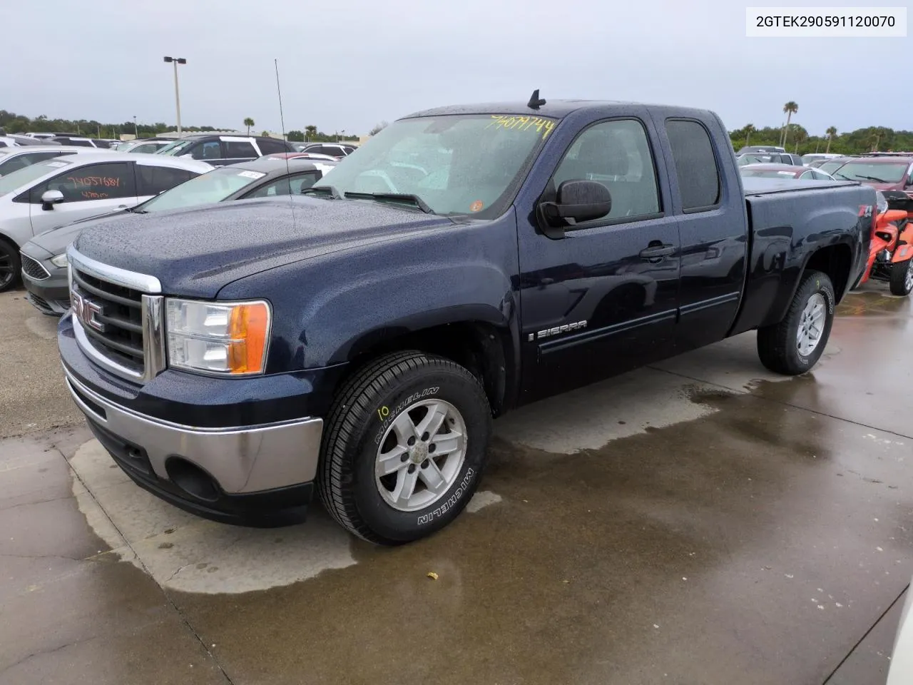 2009 GMC Sierra K1500 Sle VIN: 2GTEK290591120070 Lot: 74079744