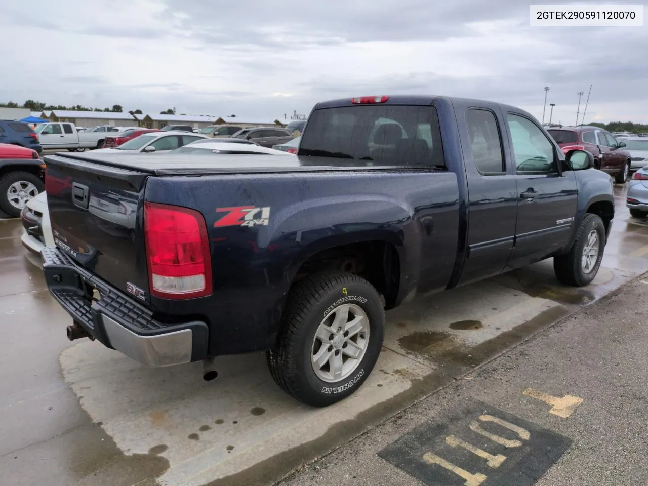 2009 GMC Sierra K1500 Sle VIN: 2GTEK290591120070 Lot: 74079744