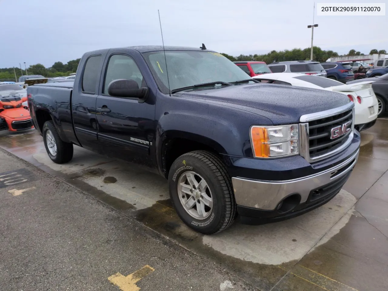 2009 GMC Sierra K1500 Sle VIN: 2GTEK290591120070 Lot: 74079744