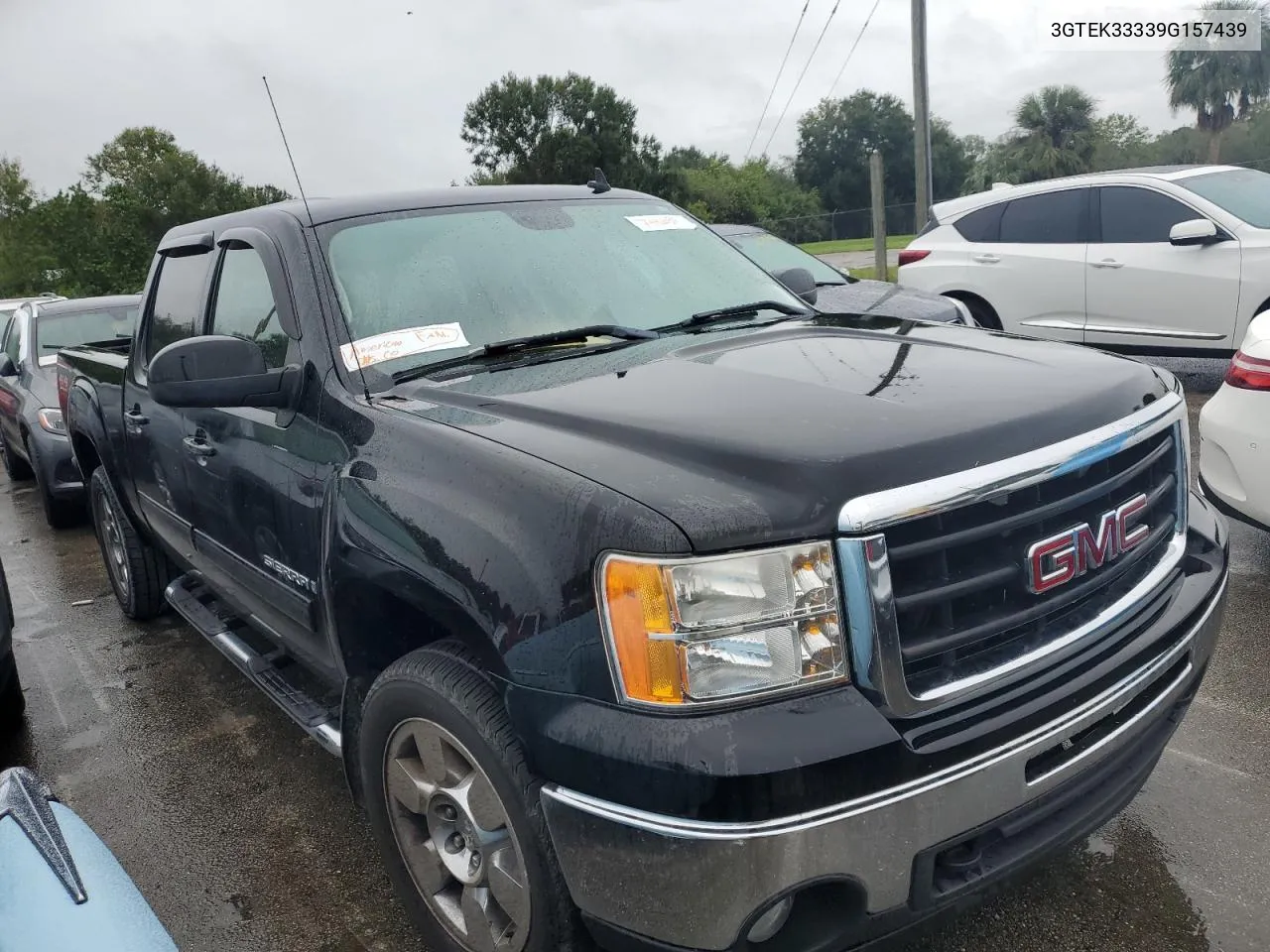 2009 GMC Sierra K1500 Slt VIN: 3GTEK33339G157439 Lot: 74466434