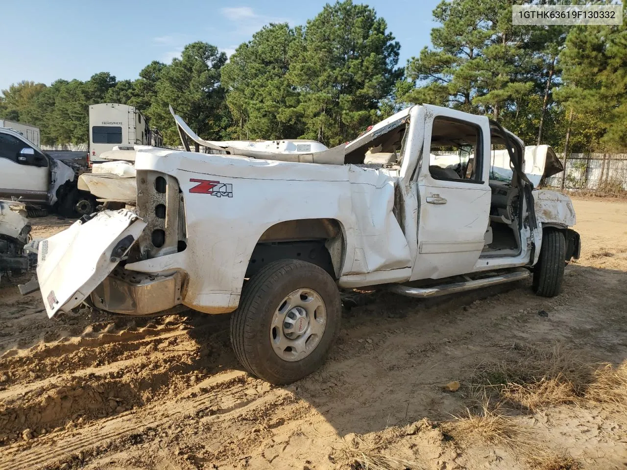 2009 GMC Sierra K2500 Slt VIN: 1GTHK63619F130332 Lot: 75062324