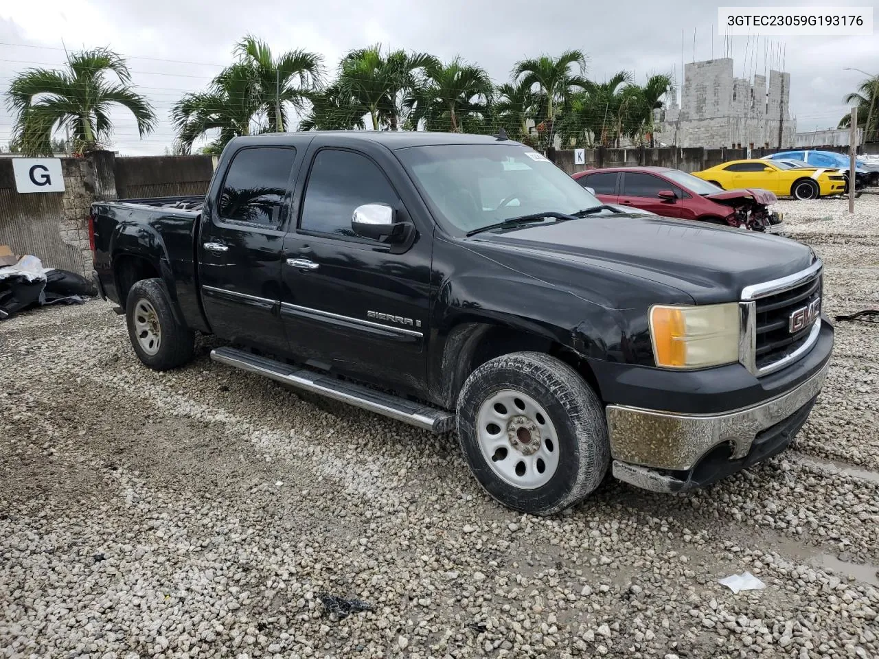 2009 GMC Sierra C1500 Sle VIN: 3GTEC23059G193176 Lot: 75208624