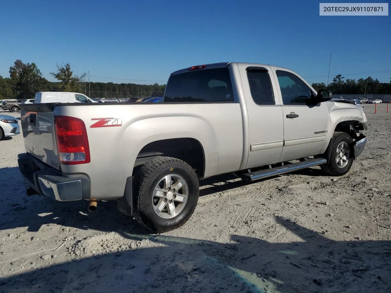 2009 GMC Sierra C1500 Sle VIN: 2GTEC29JX91107871 Lot: 75685004