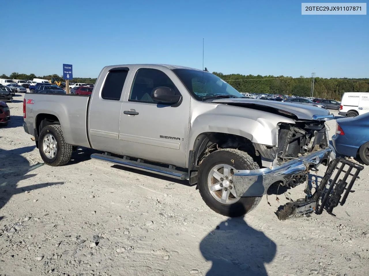 2009 GMC Sierra C1500 Sle VIN: 2GTEC29JX91107871 Lot: 75685004