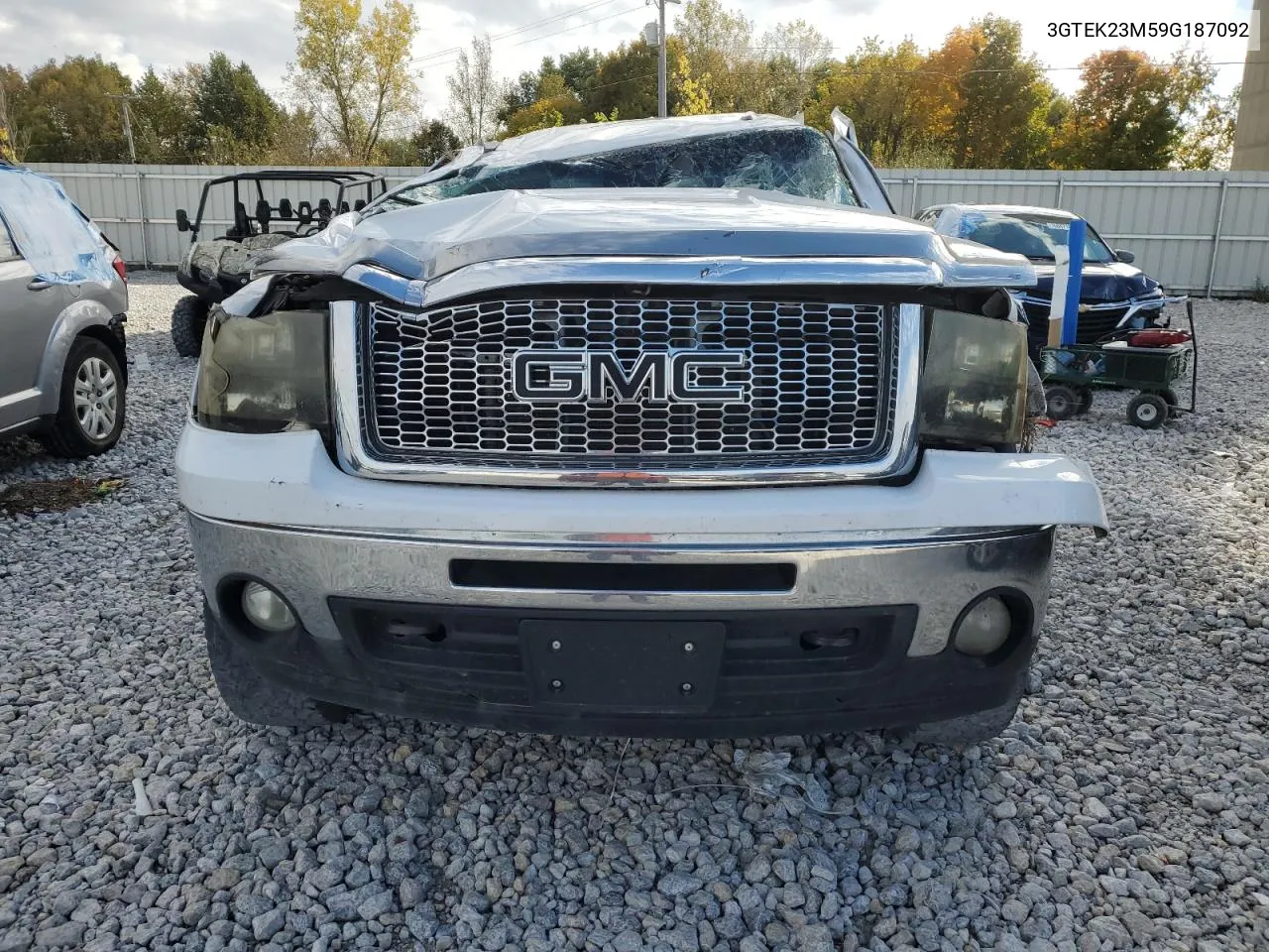 2009 GMC Sierra K1500 Sle VIN: 3GTEK23M59G187092 Lot: 75717114