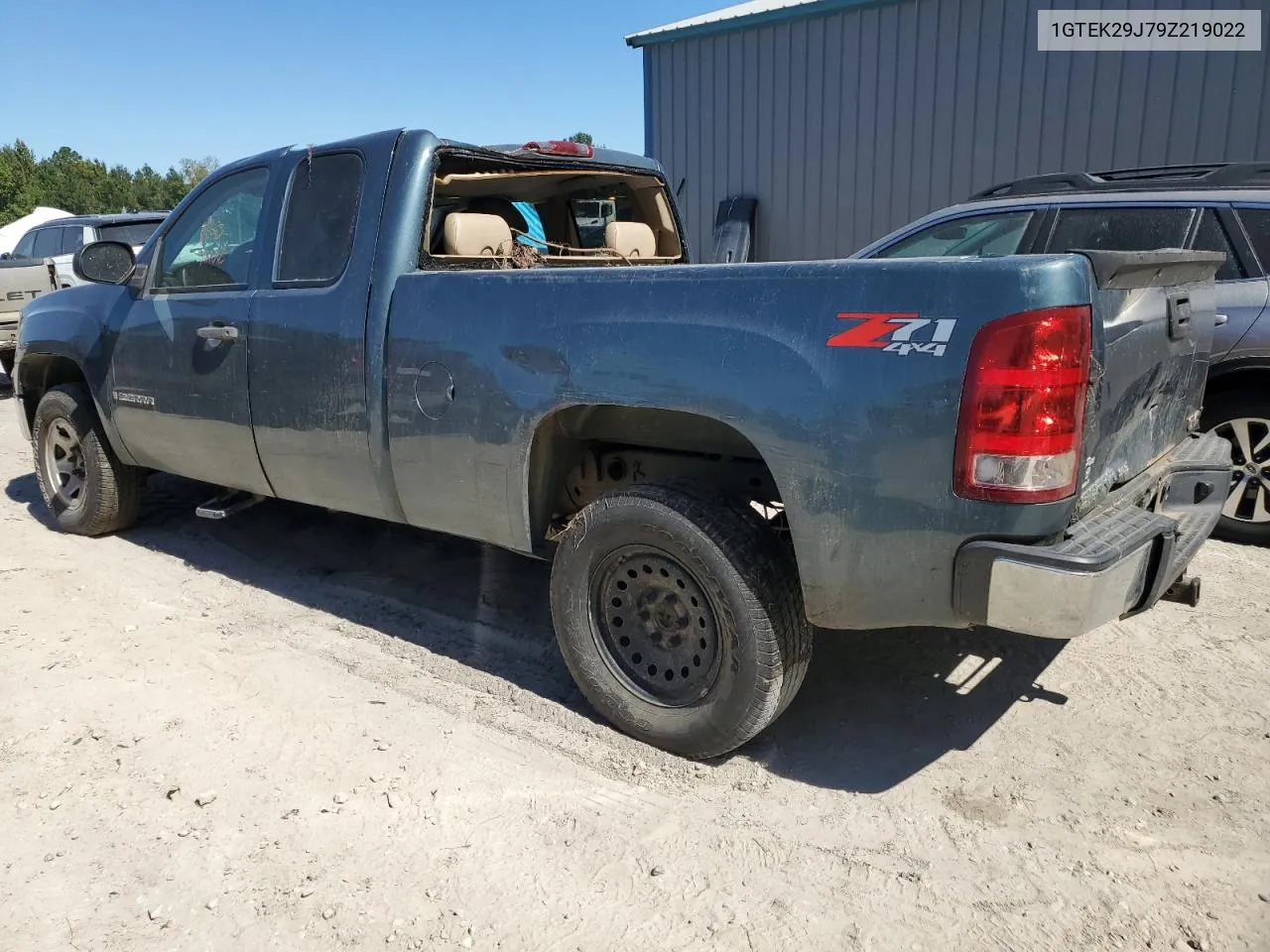 1GTEK29J79Z219022 2009 GMC Sierra K1500 Sle