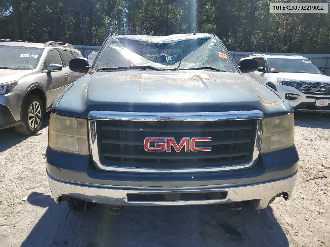 2009 GMC Sierra K1500 Sle VIN: 1GTEK29J79Z219022 Lot: 75746784