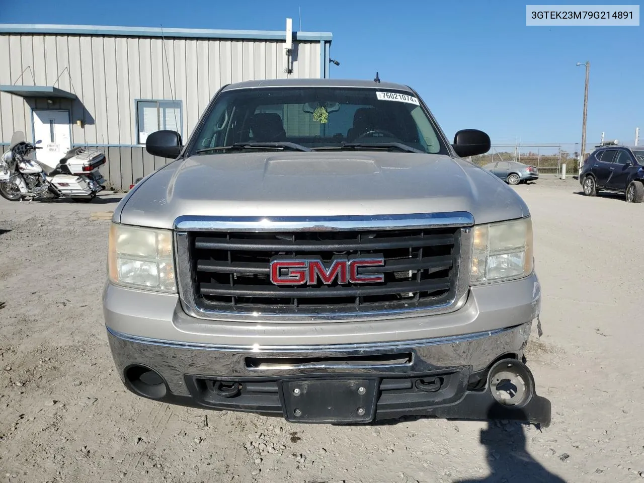 2009 GMC Sierra K1500 Sle VIN: 3GTEK23M79G214891 Lot: 76021074