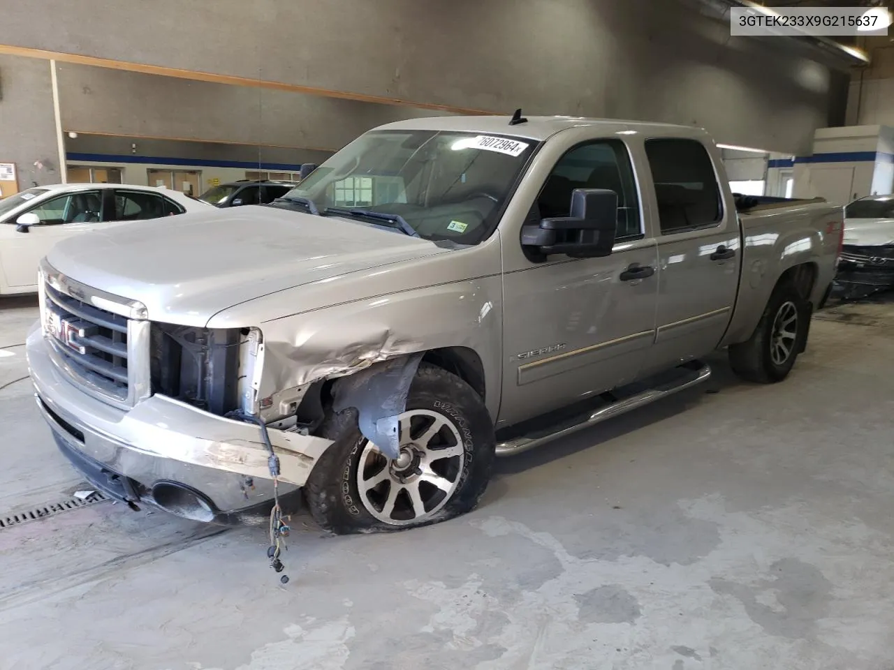 3GTEK233X9G215637 2009 GMC Sierra K1500 Sle