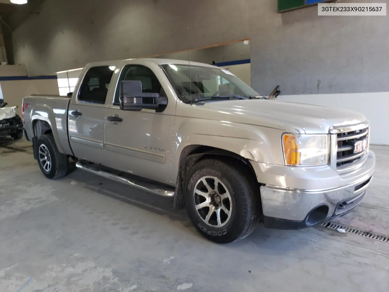 2009 GMC Sierra K1500 Sle VIN: 3GTEK233X9G215637 Lot: 76072964