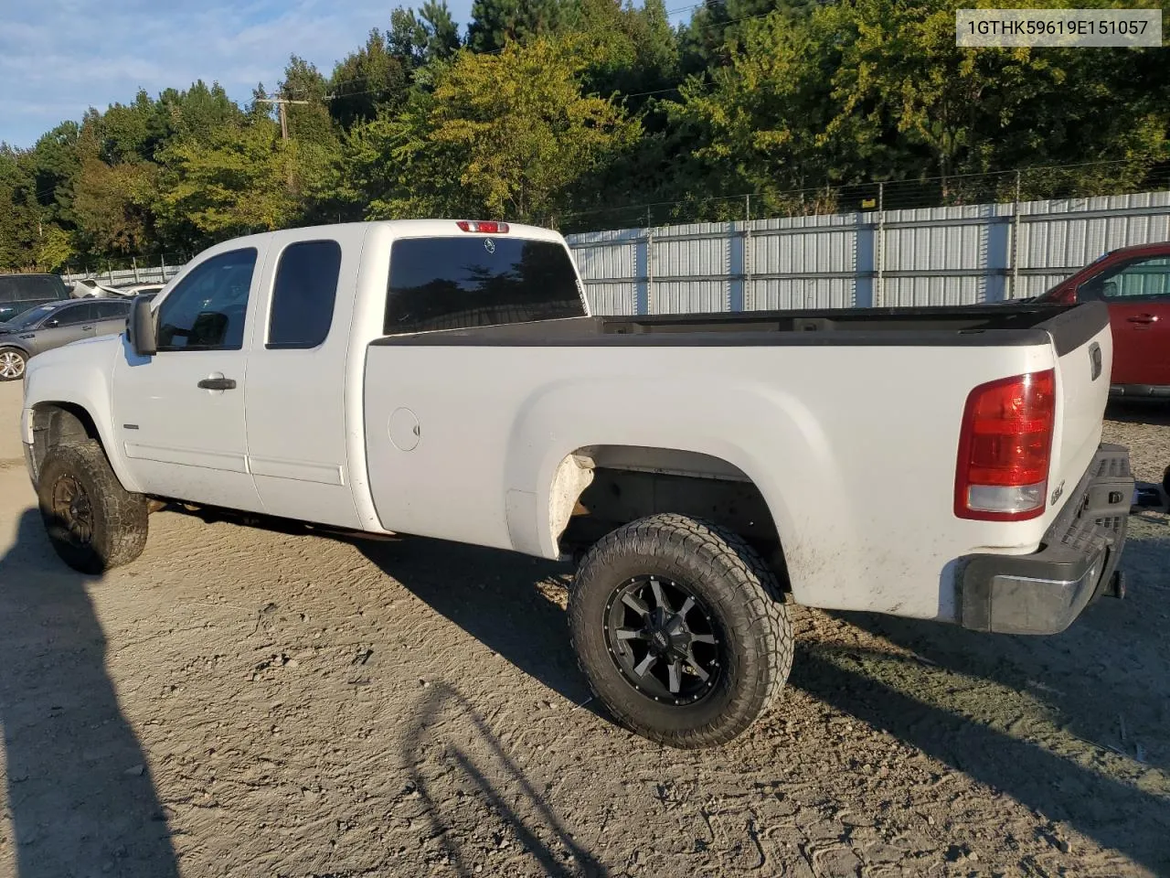 2009 GMC Sierra K2500 Sle VIN: 1GTHK59619E151057 Lot: 76256534