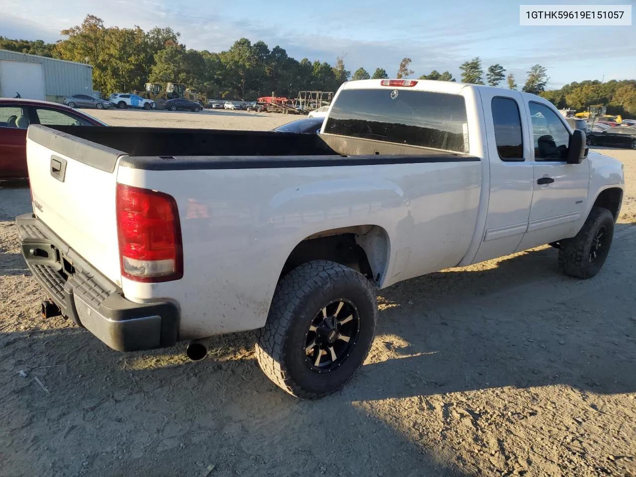 2009 GMC Sierra K2500 Sle VIN: 1GTHK59619E151057 Lot: 76256534