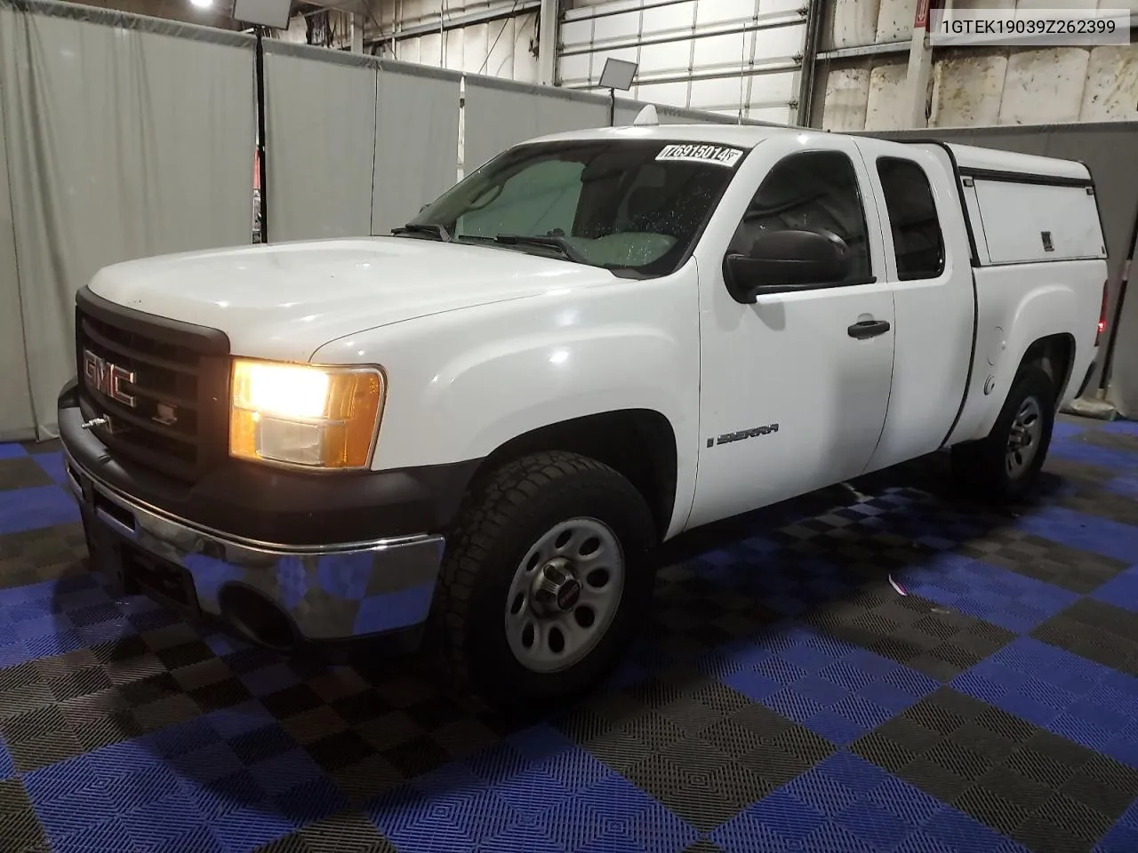 1GTEK19039Z262399 2009 GMC Sierra K1500