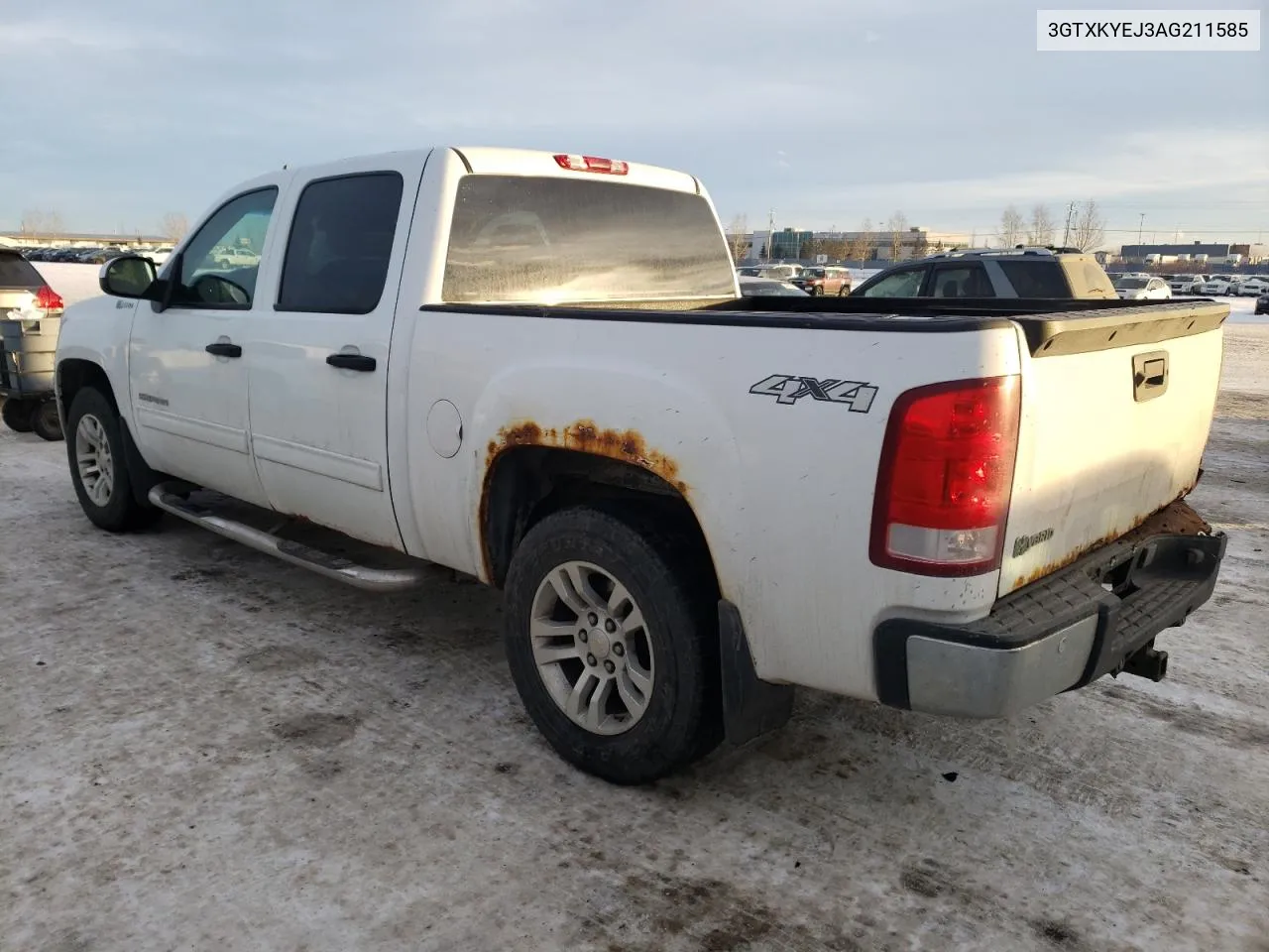 2010 GMC Sierra K1500 Hybrid VIN: 3GTXKYEJ3AG211585 Lot: 37293913