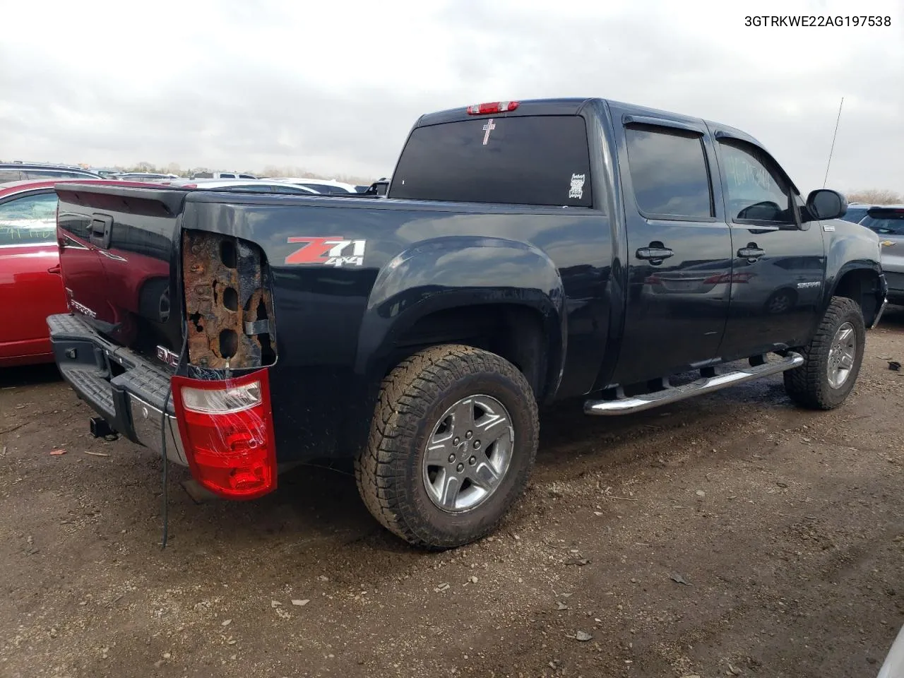 2010 GMC Sierra K1500 Slt VIN: 3GTRKWE22AG197538 Lot: 46273344