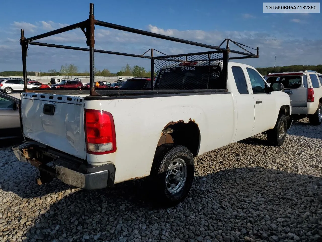 2010 GMC Sierra K2500 Sle VIN: 1GT5K0BG6AZ182360 Lot: 52745084