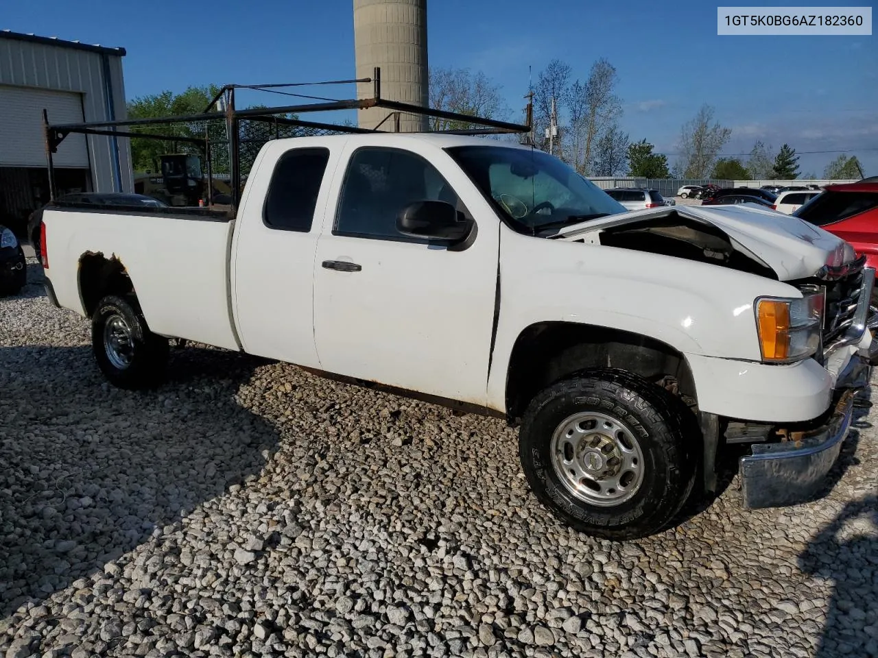 2010 GMC Sierra K2500 Sle VIN: 1GT5K0BG6AZ182360 Lot: 52745084