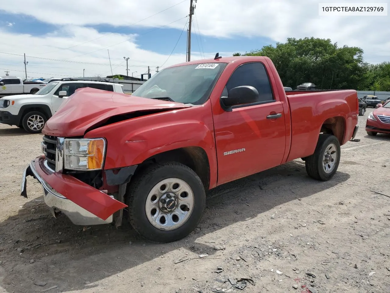 2010 GMC Sierra C1500 VIN: 1GTPCTEA8AZ129769 Lot: 57510184