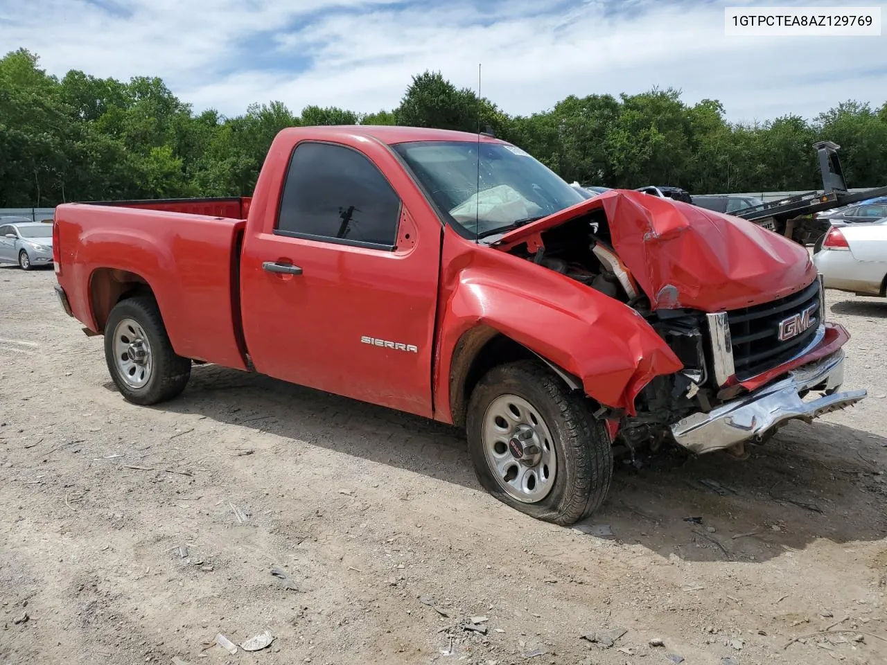 2010 GMC Sierra C1500 VIN: 1GTPCTEA8AZ129769 Lot: 57510184