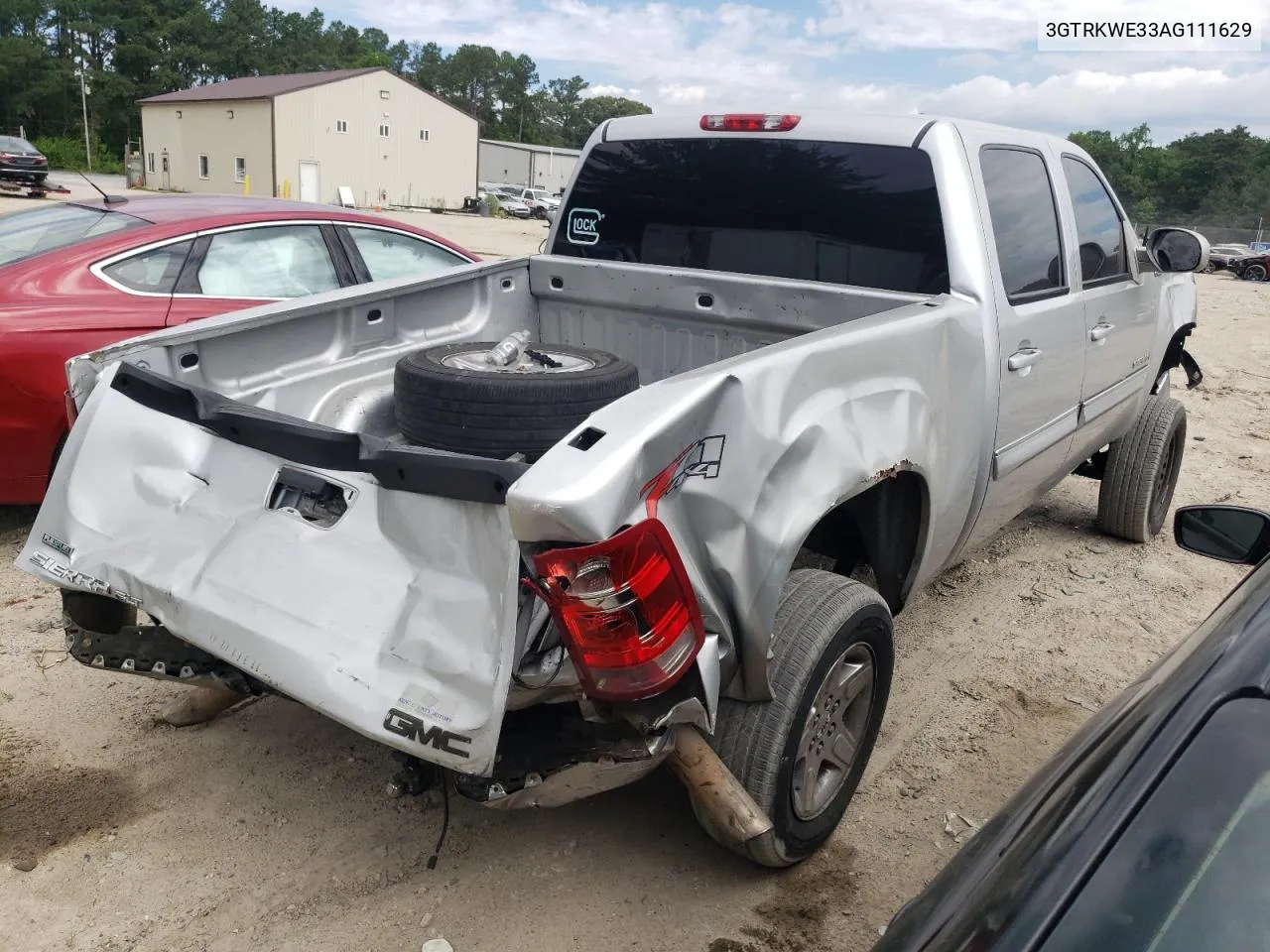 2010 GMC Sierra K1500 Slt VIN: 3GTRKWE33AG111629 Lot: 60273934