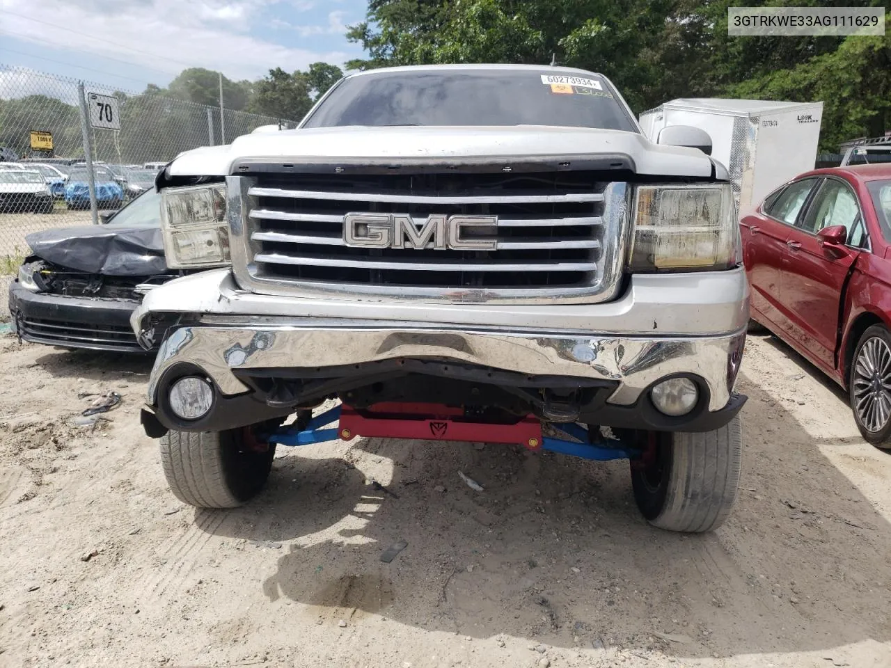 3GTRKWE33AG111629 2010 GMC Sierra K1500 Slt