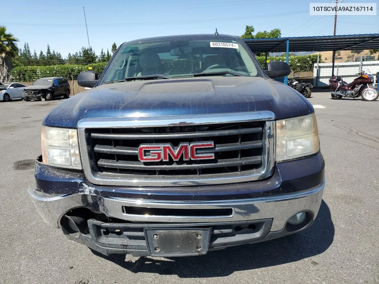 1GTSCVEA9AZ167114 2010 GMC Sierra C1500 Sle