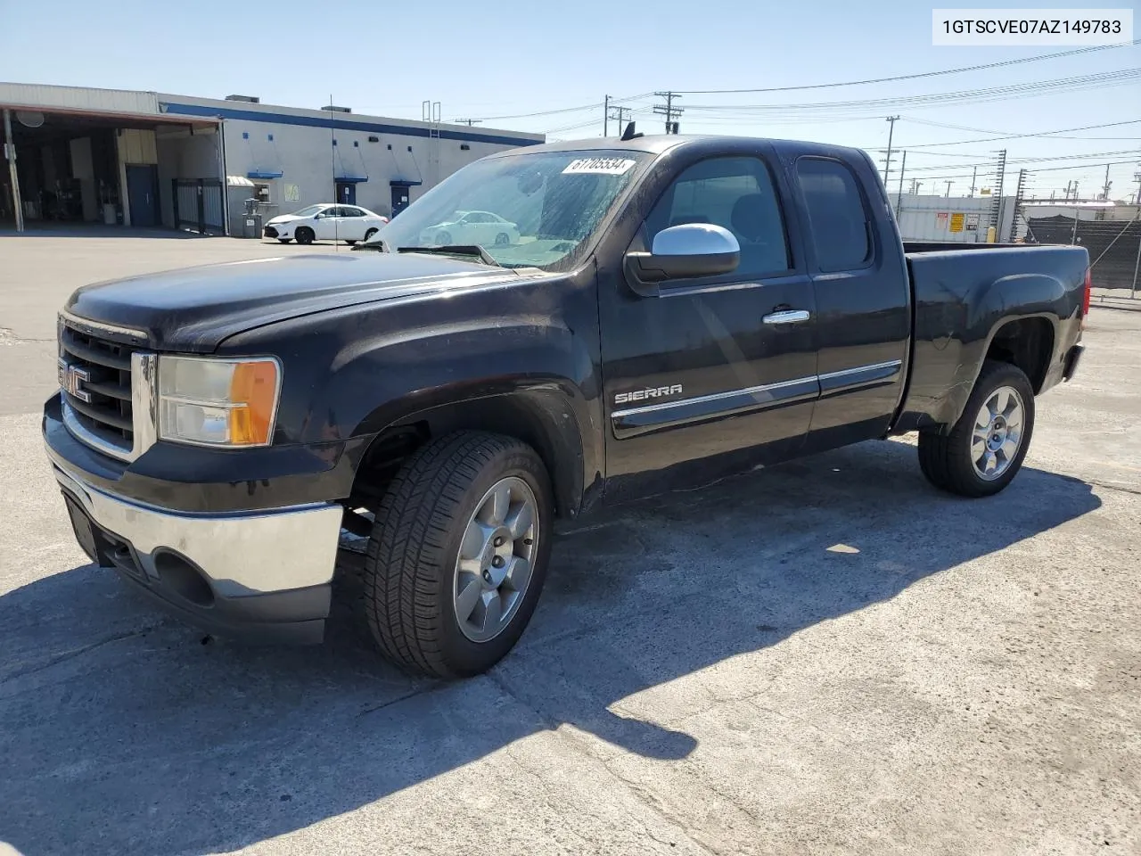 2010 GMC Sierra C1500 Sle VIN: 1GTSCVE07AZ149783 Lot: 61705534