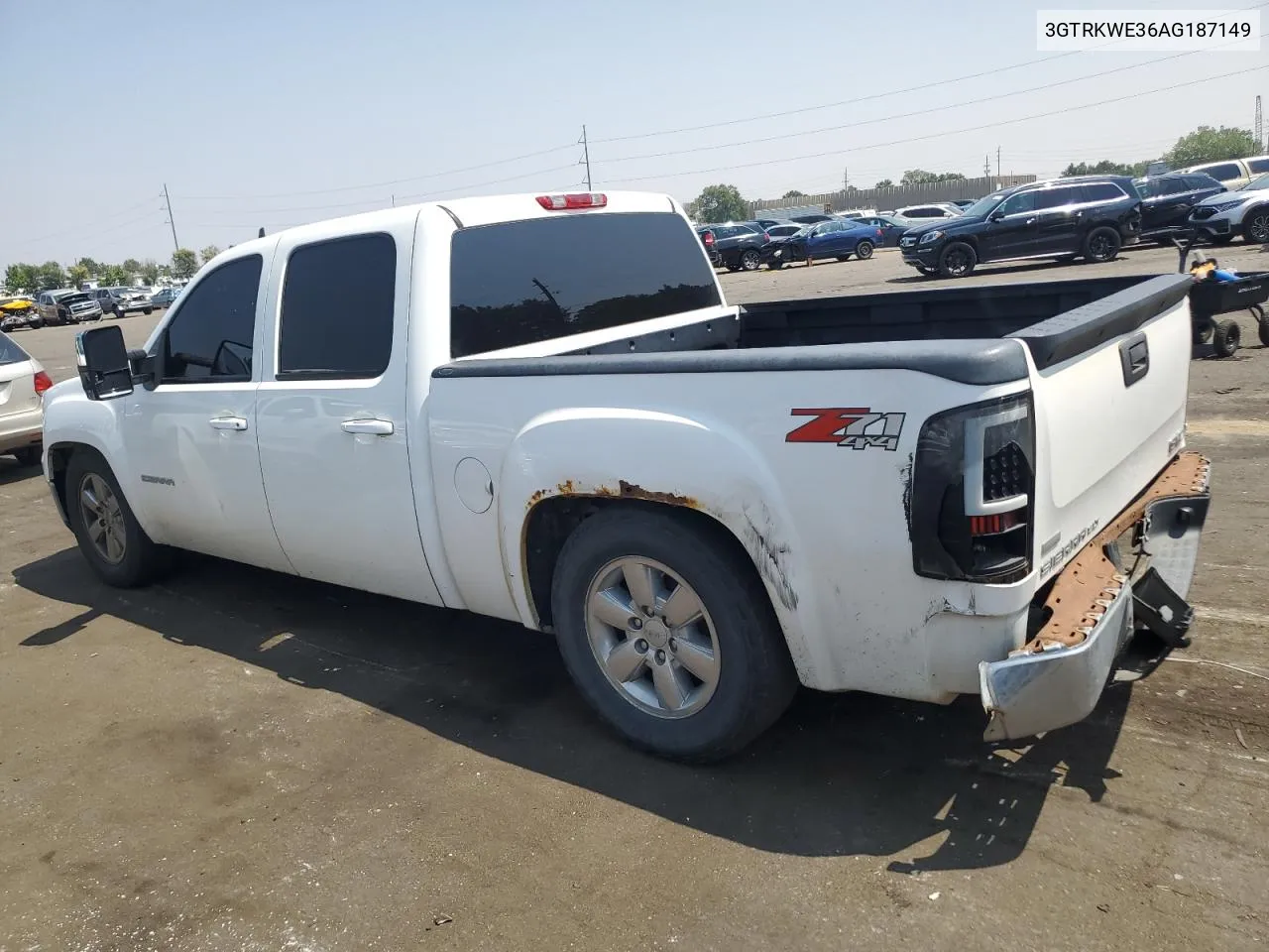 2010 GMC Sierra K1500 Slt VIN: 3GTRKWE36AG187149 Lot: 64834114