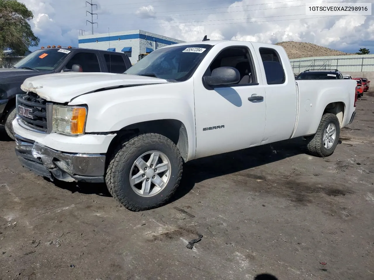 1GTSCVE0XAZ298916 2010 GMC Sierra C1500 Sle