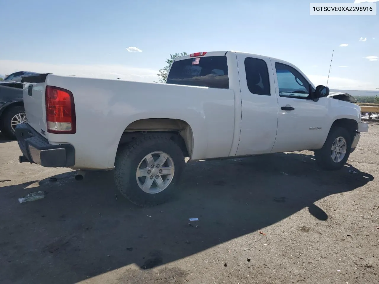 1GTSCVE0XAZ298916 2010 GMC Sierra C1500 Sle