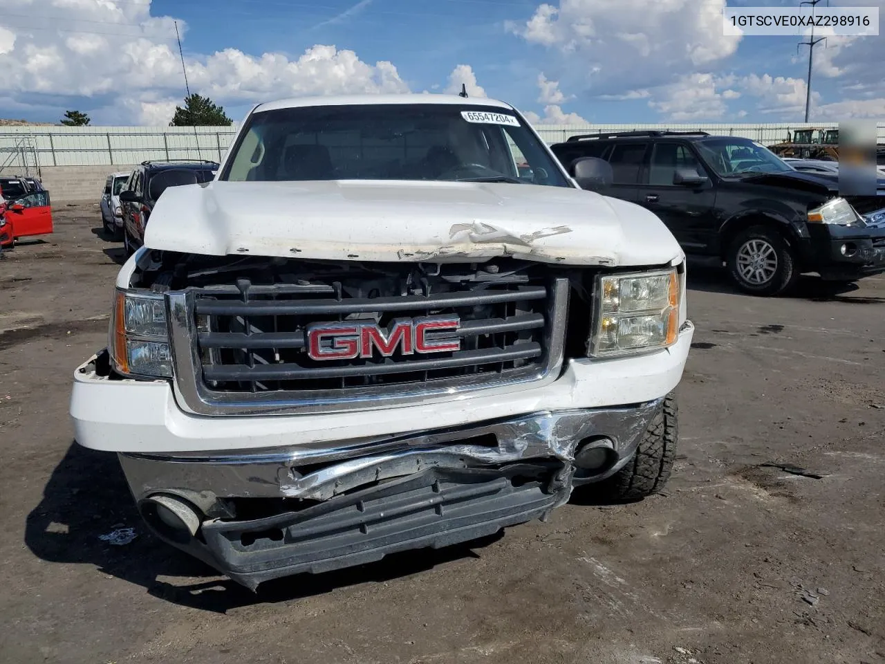 1GTSCVE0XAZ298916 2010 GMC Sierra C1500 Sle