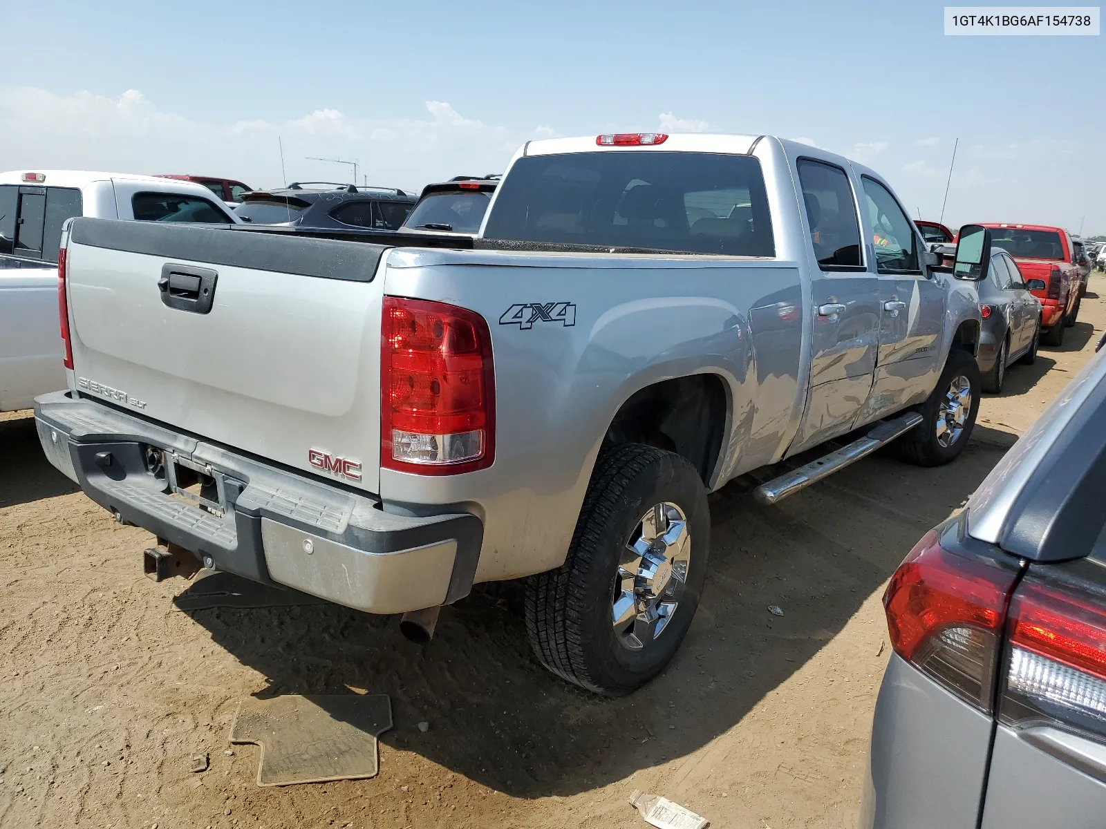 2010 GMC Sierra K2500 Slt VIN: 1GT4K1BG6AF154738 Lot: 65719754