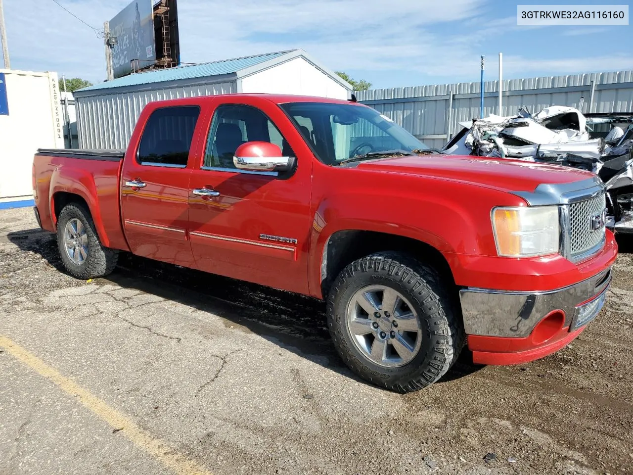 2010 GMC Sierra K1500 Slt VIN: 3GTRKWE32AG116160 Lot: 67089764