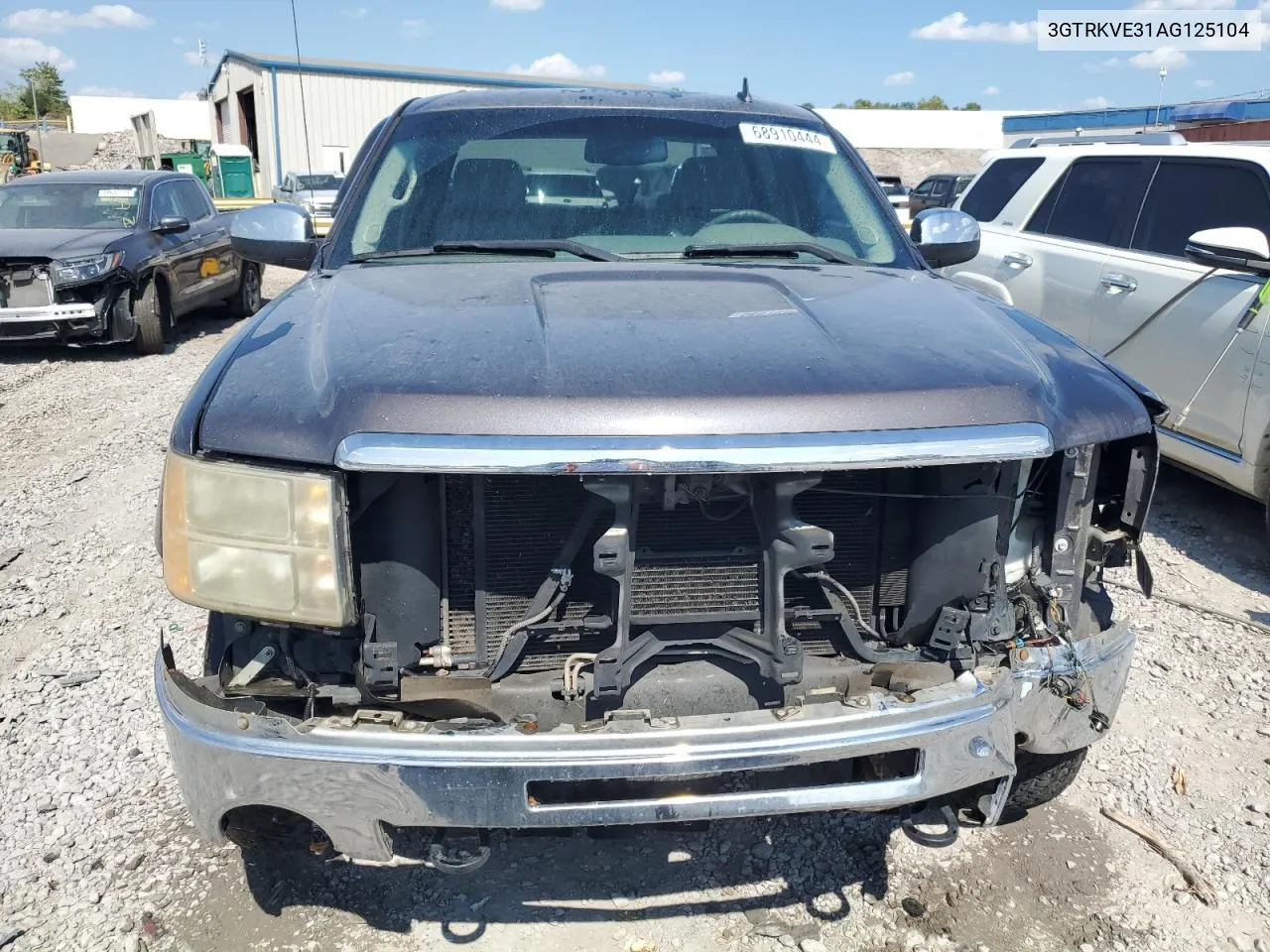 2010 GMC Sierra K1500 Sle VIN: 3GTRKVE31AG125104 Lot: 68910444