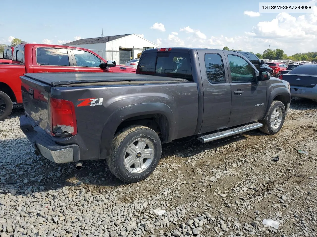 2010 GMC Sierra K1500 Sle VIN: 1GTSKVE38AZ288088 Lot: 69053124