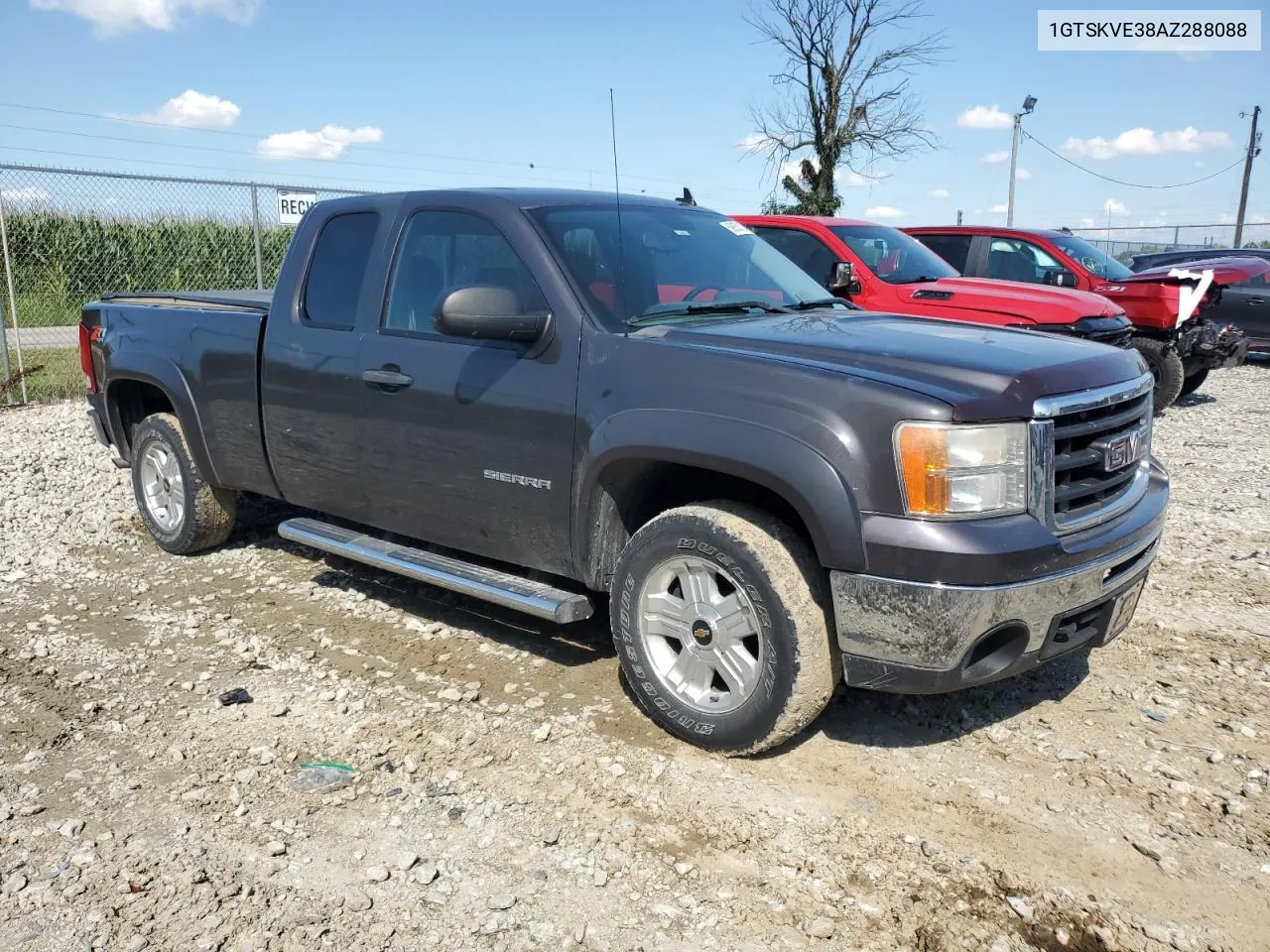 1GTSKVE38AZ288088 2010 GMC Sierra K1500 Sle