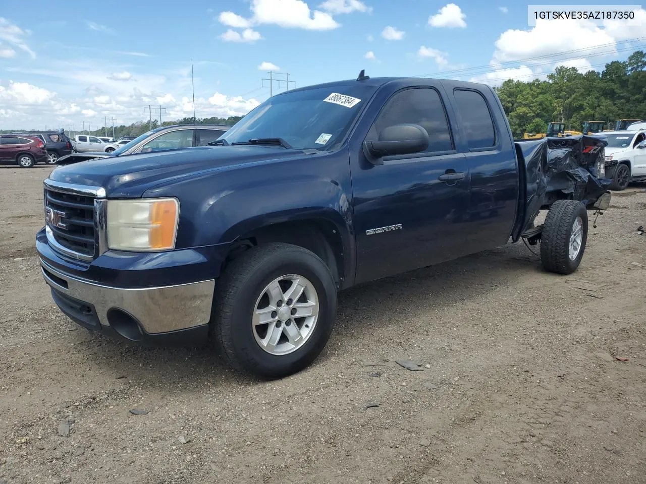 2010 GMC Sierra K1500 Sle VIN: 1GTSKVE35AZ187350 Lot: 69067384