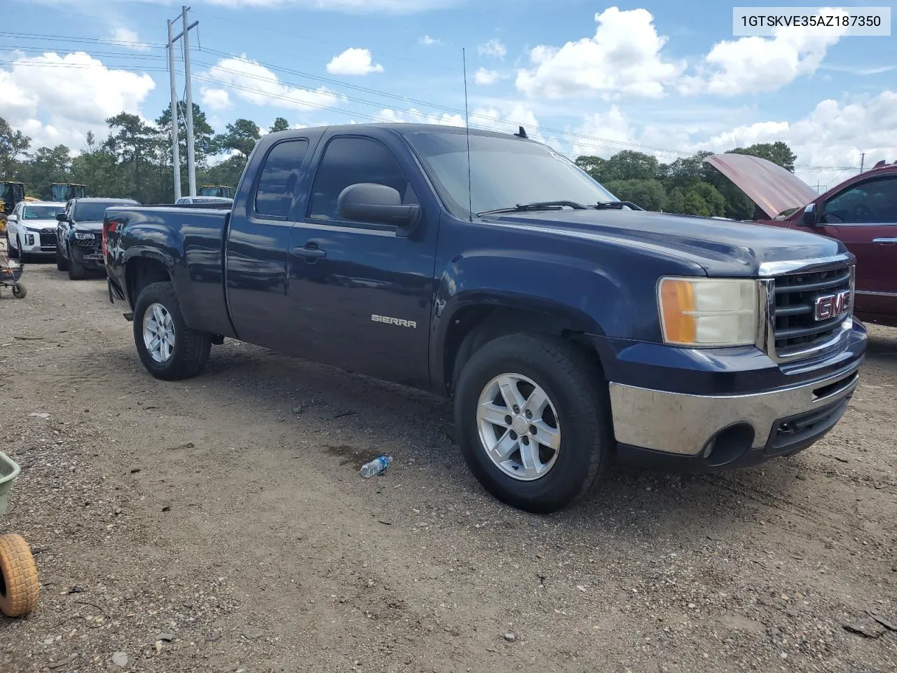 2010 GMC Sierra K1500 Sle VIN: 1GTSKVE35AZ187350 Lot: 69067384