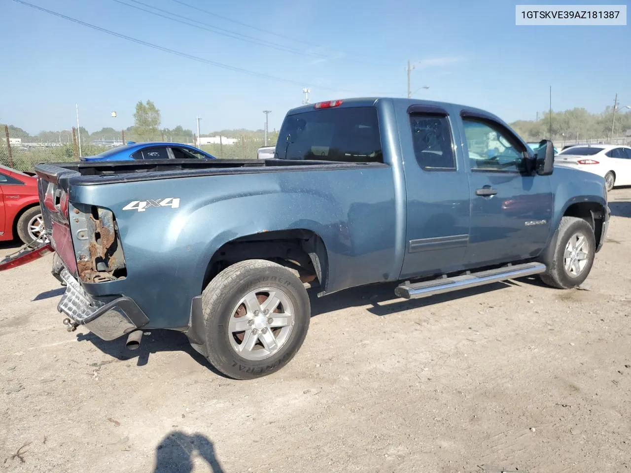 2010 GMC Sierra K1500 Sle VIN: 1GTSKVE39AZ181387 Lot: 69304444